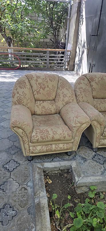 gencede mebel: İşlənmiş, Kreslo, Parça — 2