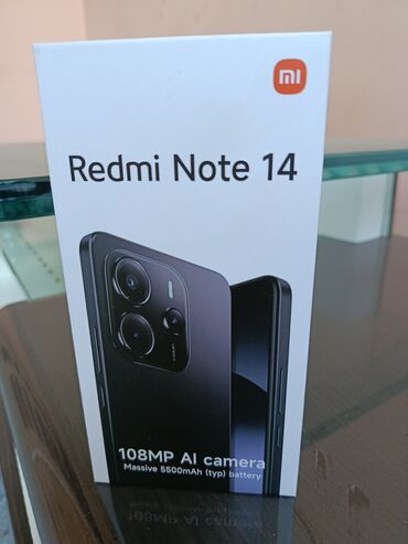 подвесы для динамиков: Redmi, Redmi Note 14, Жаңы, 128 ГБ, түсү - Кара