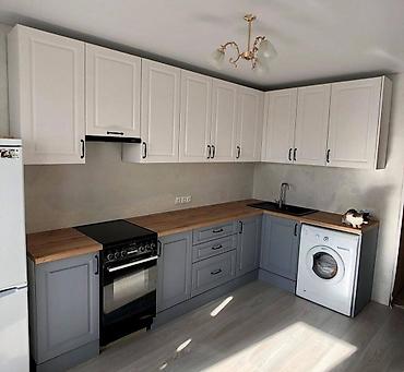 Sifarişlə mətbəx mebeli: Sifarişlə mətbəx dəsti, Özü çəkən petlələr, Mat laminat, Kredit yoxdur, Pulsuz çatdırılma — 3