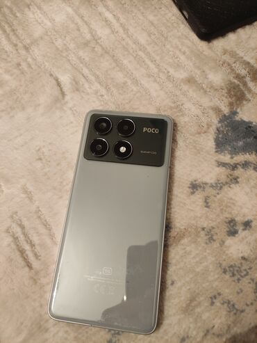 дешевые ноутбуки до 10000: Poco X6 Pro 5G, Колдонулган, 256 ГБ, түсү - Күмүш, 2 SIM, eSIM