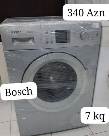 bosch makina: Paltaryuyan maşın Bosch, 7 kq, Avtomat, Qurutma var