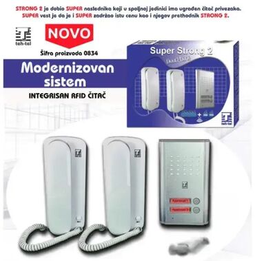 slušalice sa ušima: Brand: / |x|x Model: Teh Tel Zicni interfon sa RFID citacem SUPER