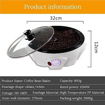 Aparati za kafu: Električni aparat za prženje zrna kafe – Coffee Bean Baker / Coffee — 4
