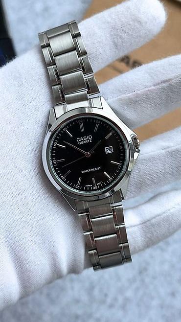 silver: Классические часы часы, Casio, Япония, Водонепроницаемые, Мужские, Новый — 3