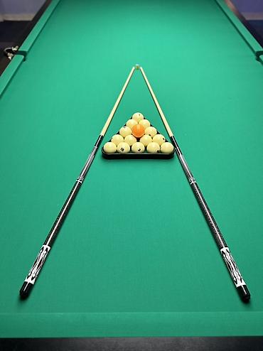 Бильярдные столы: Бильярдный стол для русского бильярда с полным оснащением. 12 фут — 4