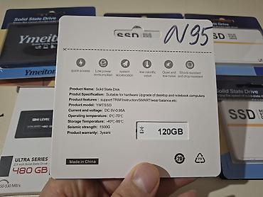 xiaomi lite 12: Daxili SSD disk 120 GB, 2.5", Yeni — 2