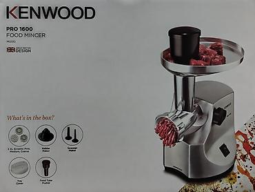 ucuz hesap: Ət çəkən maşın Kenwood, 1600 Vt, Revers ilə, Yeni — 4