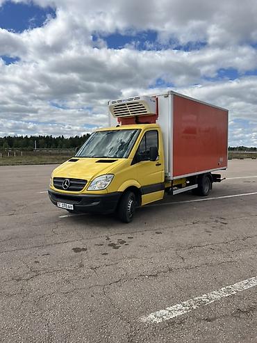 фикс арзан: Рефрижераторный фургон Mercedes-Benz Sprinter (кабина желтая — 1