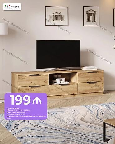 Televizor altlığı – Konforto Mebel - Ölçülər: Dərinlik 40 sm ×