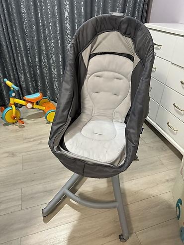Другие товары для новорождённых: Детская многофункциональная люлька/шезлонг Chicco (серо-белый) - — 3