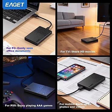 hard disk 500gb: Xarici sərt disk (HDD) komplekti - Yaddaş tutumu: 500 GB Qutu — 3