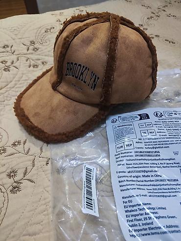 baş örtüsü: BROOKLYN New York yazılı isti qış papağı – beysbol stili - Rəng — 1