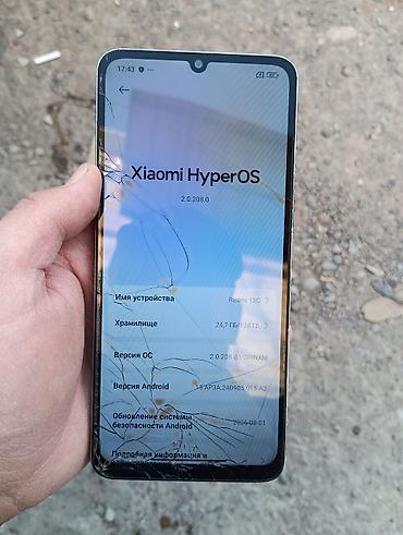 Уюлдук телефондор жана аксессуарлар: Redmi, Redmi 13C, Колдонулган, 128 ГБ, түсү - Жашыл, 2 SIM — 3