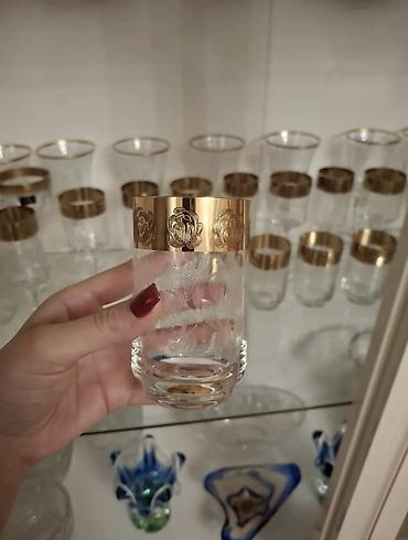 bakal desti: Qədəhlər, rəng - Ağ, Şüşə, 6 ədədli dəst, Çexiya — 2