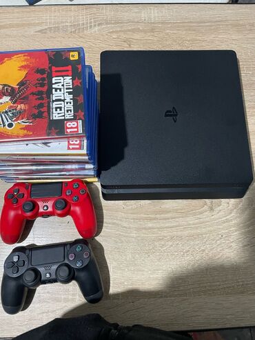 PS4 (Sony PlayStation 4): Ps 4 slim 500 гб со всеми играми