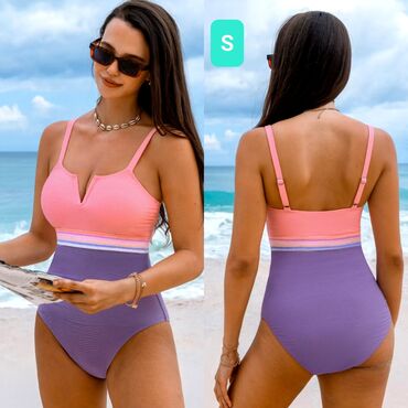 sat sa slikom: S (EU 36), Polyester, Stripes, color - Multicolored