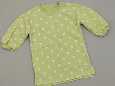 bluzka zielona w kwiaty: Bluzka, 12 lat, 146-152 cm, stan - Zadowalający