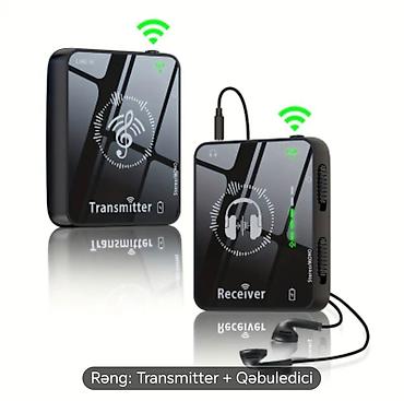 Другая аудиотехника: Simsiz Audio Transmitter + Qəbuledici dəsti - 2.4 GHz ISM diapazonu — 1