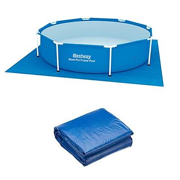 3d cestitke: Prostirka za bazen BESTWAY 335x335 cm – model 5 - Zaštitna podloga — 1
