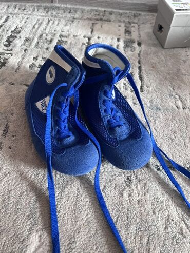 тренажер для пресса домашний: Борцовки Green Hill, синие. - Тип: обувь для борьбы/самбо/дзюдо