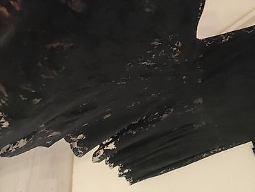 Haljine: Elegantna crna večernja haljina od čipke NOVOOO - Model: duga — 5