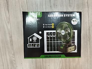 mini usb ventilator: Günəş enerjili masaüstü səyahət sərinkeşi "GD Lite 8081" 4000 mAh . ❄️ — 1