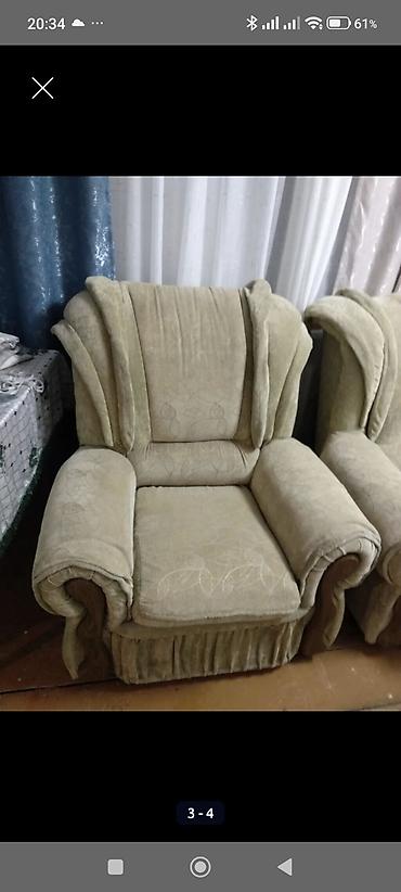 sofa: Прямой диван, Б/у — 3