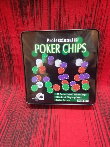 фигуры для шахмат: Набор для покера Professional Poker Chips в металлической коробке