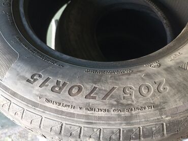 Шины: Летние покрышки 205/70/15 б/у все 4шт за 1500 сом