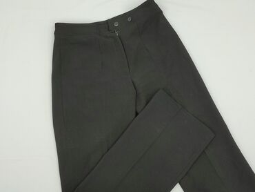 spódnice czarne plisowane: Material trousers for women, size S (EU 36)