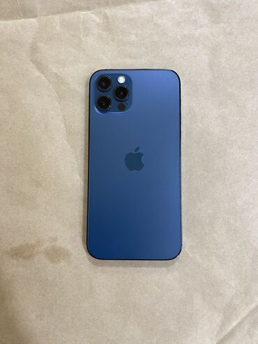 iphone 12 işlənmiş: IPhone 12 Pro, 128 GB, Pacific Blue, Simsiz şarj, Face ID