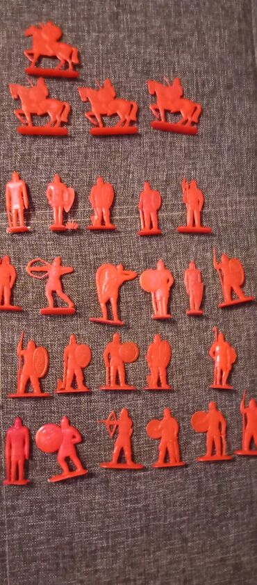 Игрушки: Сделанные в СССР раритет Набор пластиковых солдатиков и военной — 9