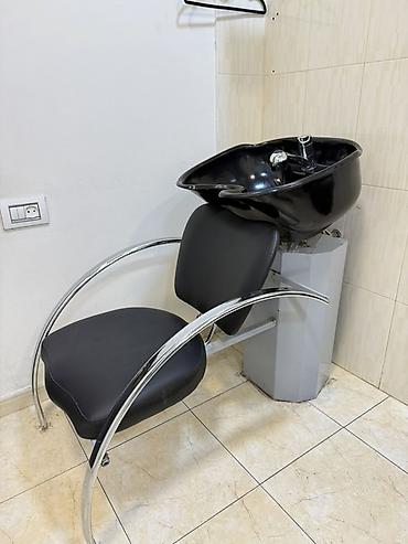 bagca mebel: Salon üçün saç yuma kreslosu və lavabo - Inteqrə olunmuş yuyucu — 1