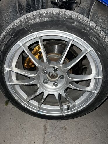 купить диски на авто в бишкеке: Литые Диски R 18 OZ Racing, Комплект, отверстий - 5, Б/у