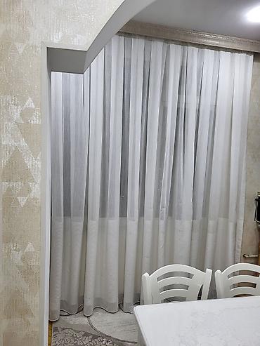 kətan pərdələr: Kətan pərdə 6 yanım eni 2.70uzunluq 3metdə yığılıb — 2
