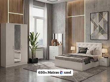 Müasir dizaynlı yataq otağı dəsti Tərkib: - 3 qapılı dolab (orta