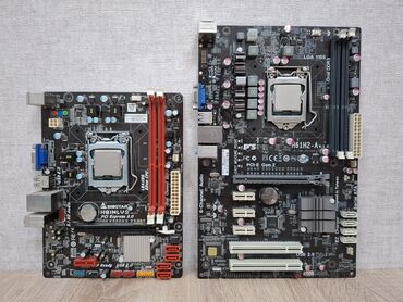 Материнские платы: Материнская плата, Б/у, Biostar, LGA1155, Micro-ATX, Для ПК