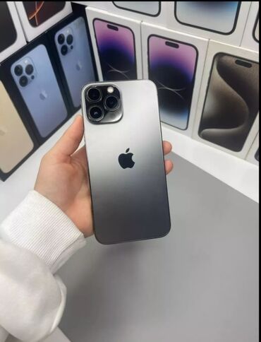 iphone 11 про мах цена бишкек: IPhone 13 Pro Max, Колдонулган, 256 ГБ, Graphite, Куту, 100 %