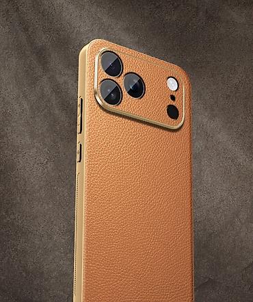 pro max: Стильные чехлы для iPhone 17PROMAX (оранжево‑золотая палитра) - — 3