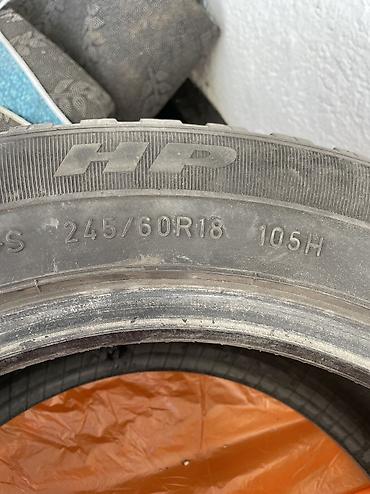 60: Шины 245 / 60 / R 18, Лето, Б/у, Пара, Легковые, Германия, GoodYear — 2