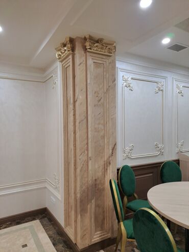 Жидкий травертин: Лепнина гипсовая работа Лепнина любой сложности цена договорная — 4