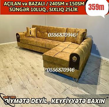 Divanlar: Künc divan, Yeni, Açılan, Bazalı, Parça, Pulsuz çatdırılma — 7