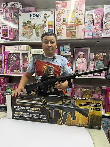 Игрушечный автомат M16A4 (модель 922A) - Тип: игрушечный автомат в at lalafo.kg Игрушечный автомат M16A4 (модель 922A) - Тип: игрушечный автомат в