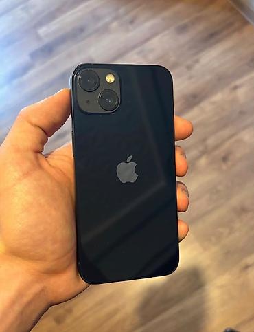 6s iphone: IPhone 13, 128 GB, Midnight, Zəmanət, Simsiz şarj, Face ID — 1