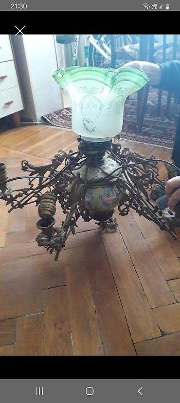 Çılçıraq, 10 və daha çox lampa, Metal