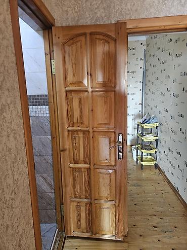 samdanlar: Taxta şüşəli otaq qapıları - Material: təbii ağac (şam teksturası) — 5