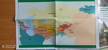 Другие предметы коллекционирования: Карта, карта, карты Кыргызстан, Кыргызстана района, район, область — 9