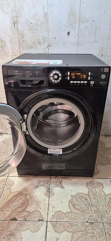 sok ceken masin: Paltaryuyan maşın Hotpoint Ariston, 9 kq, İşlənmiş, Avtomat, Qurutma var, Ödənişli çatdırılma — 2