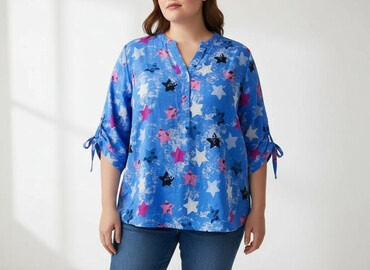 cross jeans zakręt: Janina, Women's blouse, size 5XL