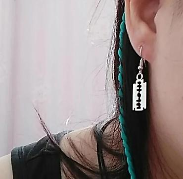 Үлпөт көйнөктөрү жана аксессуарлар: Серёжки в рок/готическом стиле Состав набора: - Пара кольцевых — 8